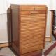 Meuble en chêne porte rouleau années 50