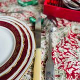 Vintage Ivory and Stainless Steel Cutlery Set | French Elegance