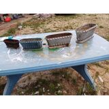 4 cast iron planters from 1900 from Charleville-Mézières