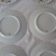 8 flat plates Haviland 426112 Sylvie flowers small roses Limoges