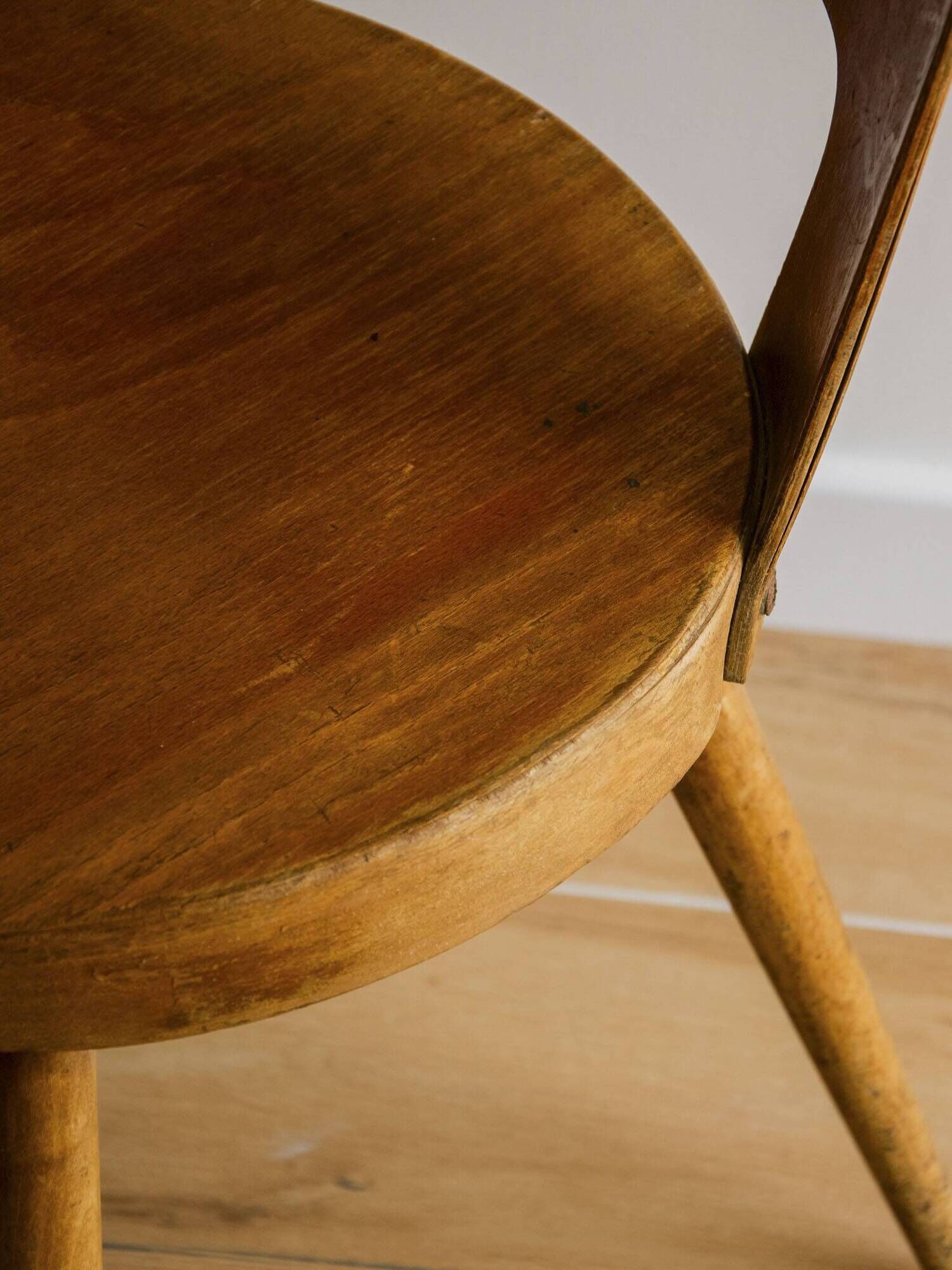 Baumann wooden bistro chair model Mondor