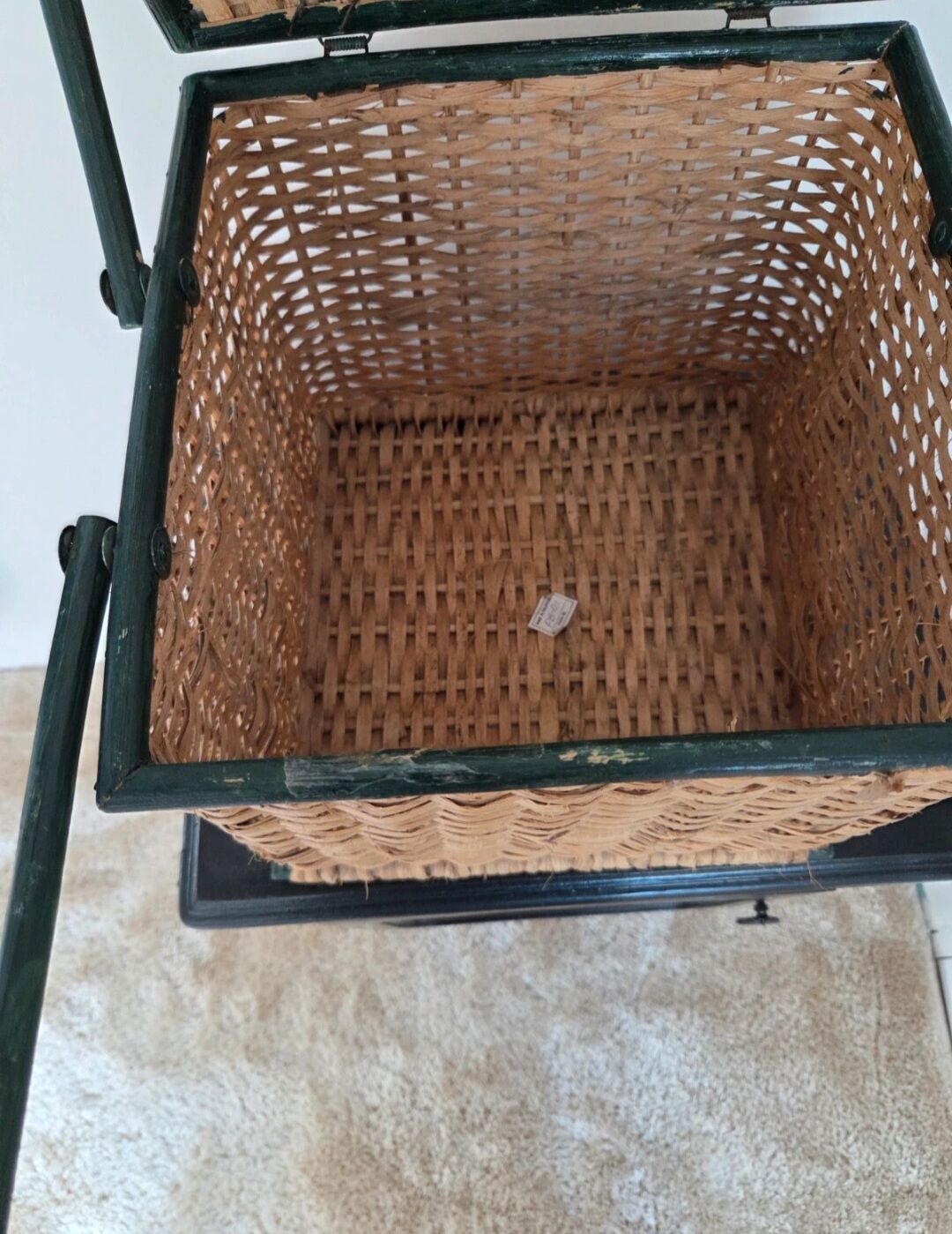 Panier vintage en osier