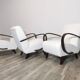 Set de 3 fauteuils par Jindrich Halabala, 1940s