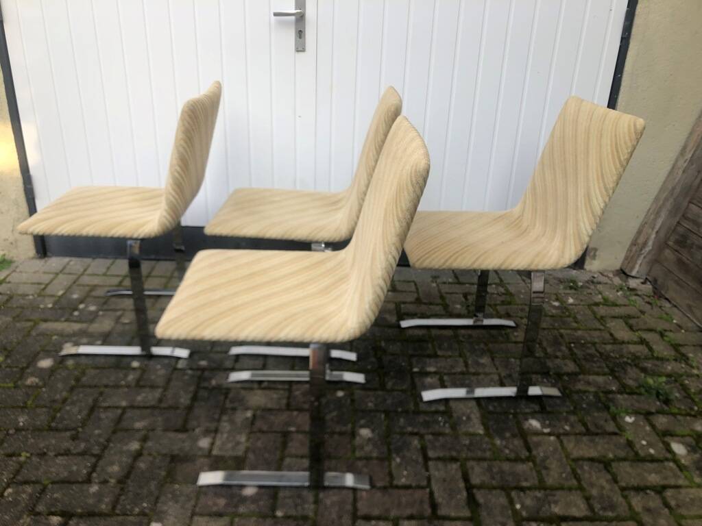 4 Giovanni Offredi chairs for SAPORITI