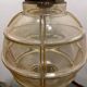 Vintage Bronze Glass Light Pendant 1960’s