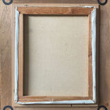 Table HST "Bouquet of flowers" ec. impressionist signed Lorenté + frame