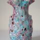 Blue Clichy glasswork vase