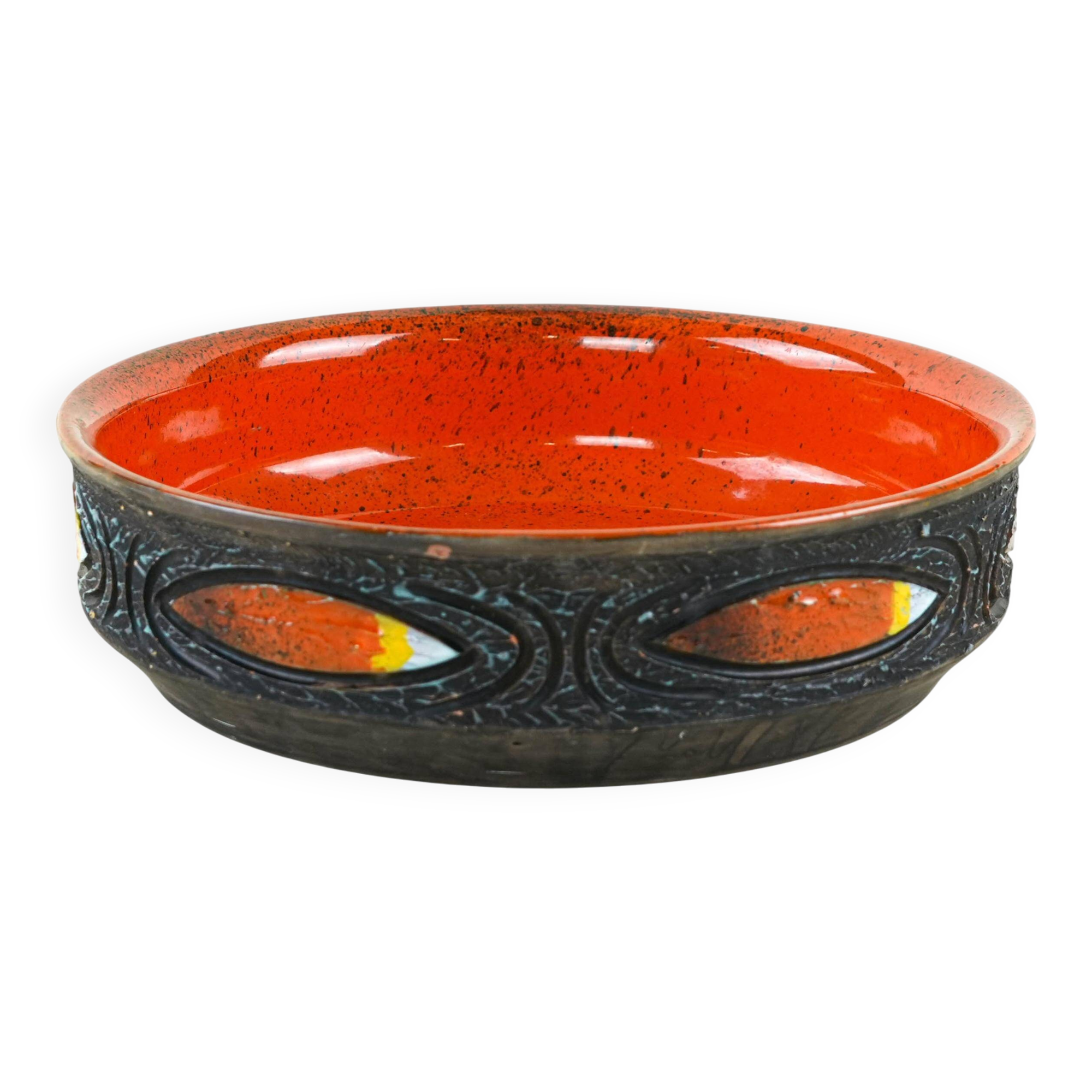 Ceramic bowl, Swedish design, 1970s, made in Sweden