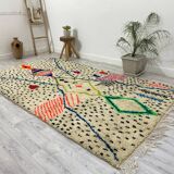Handcrafted Moroccan Berber carpet 184 x 160 CM