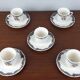 5 tasses à café, Vieux salins modèle Chevreuse
