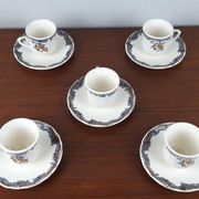 5 coffee cups, Vieux Salins Chevreuse model