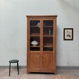 Vintage school glass cabinet (renovated)