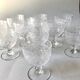 Acid-etched Baccarat glasses