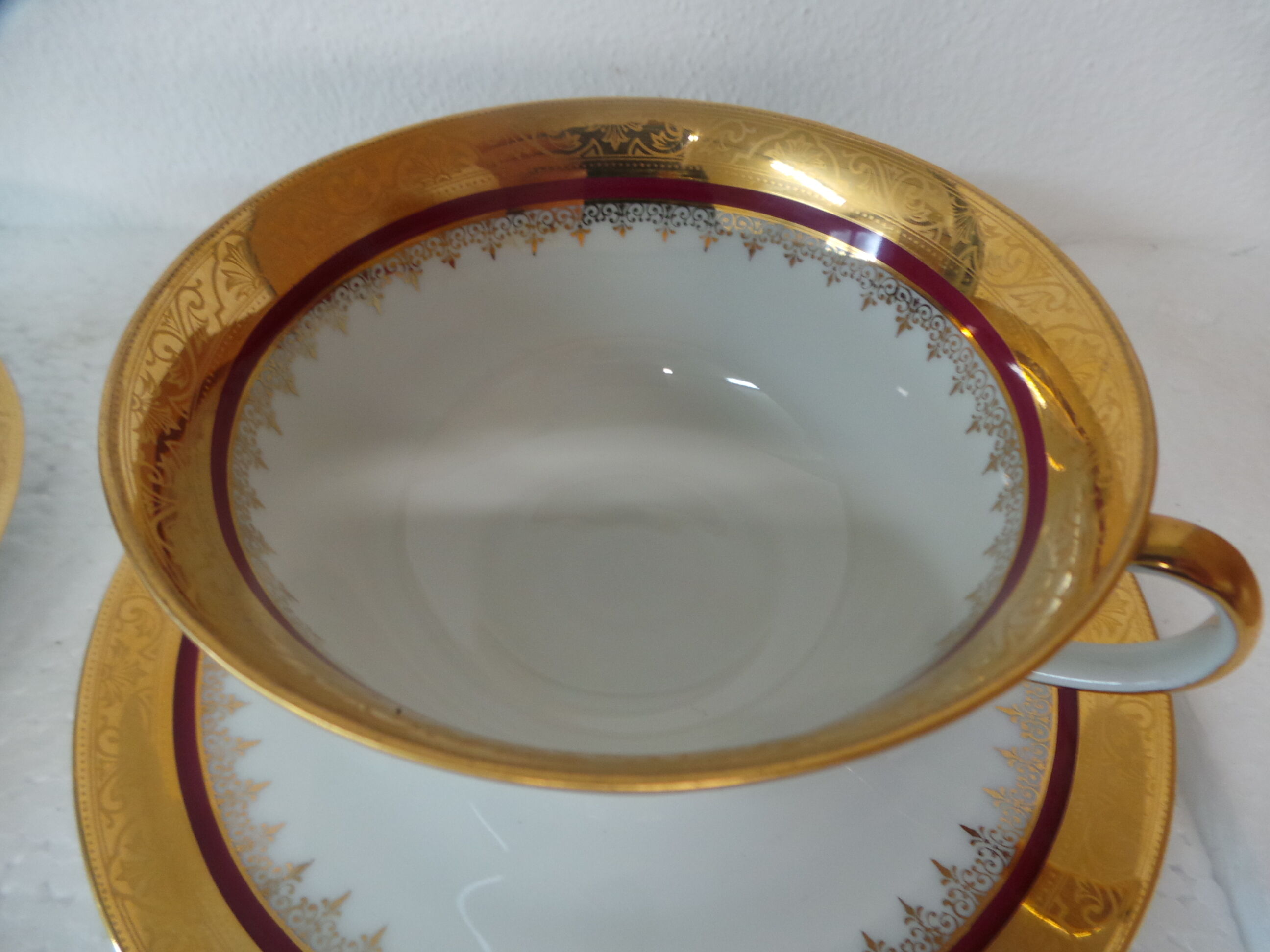 Duo de tasses dejeuner toi et moi Limoges
