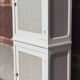 Wooden wardrobe.