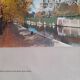 Poster Paris Notre-Dame quais de Seine 60s