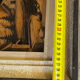 Pyrographed Alpine Table - Mid-Century Folk Art - Chalet Atmosphere