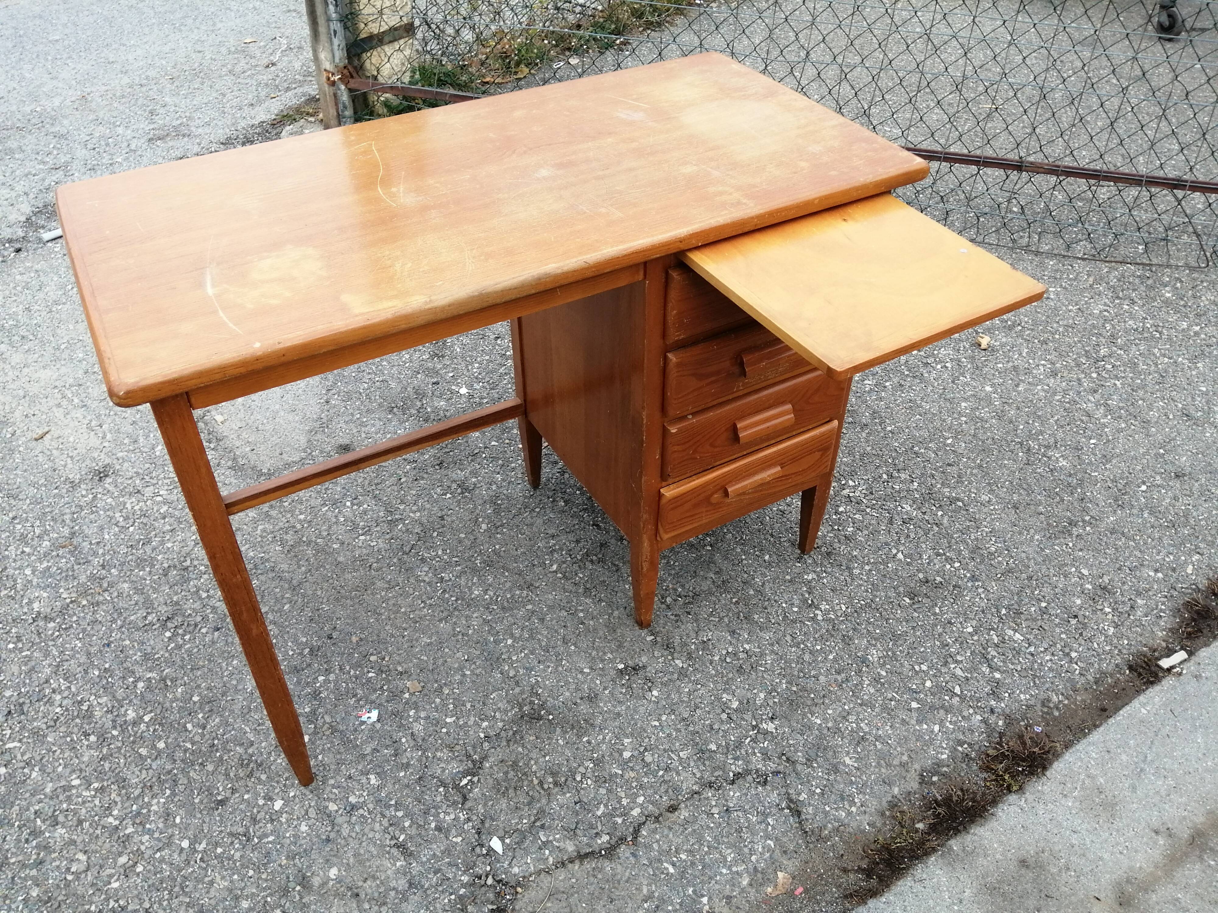 Vintage wooden desk 50s/60s