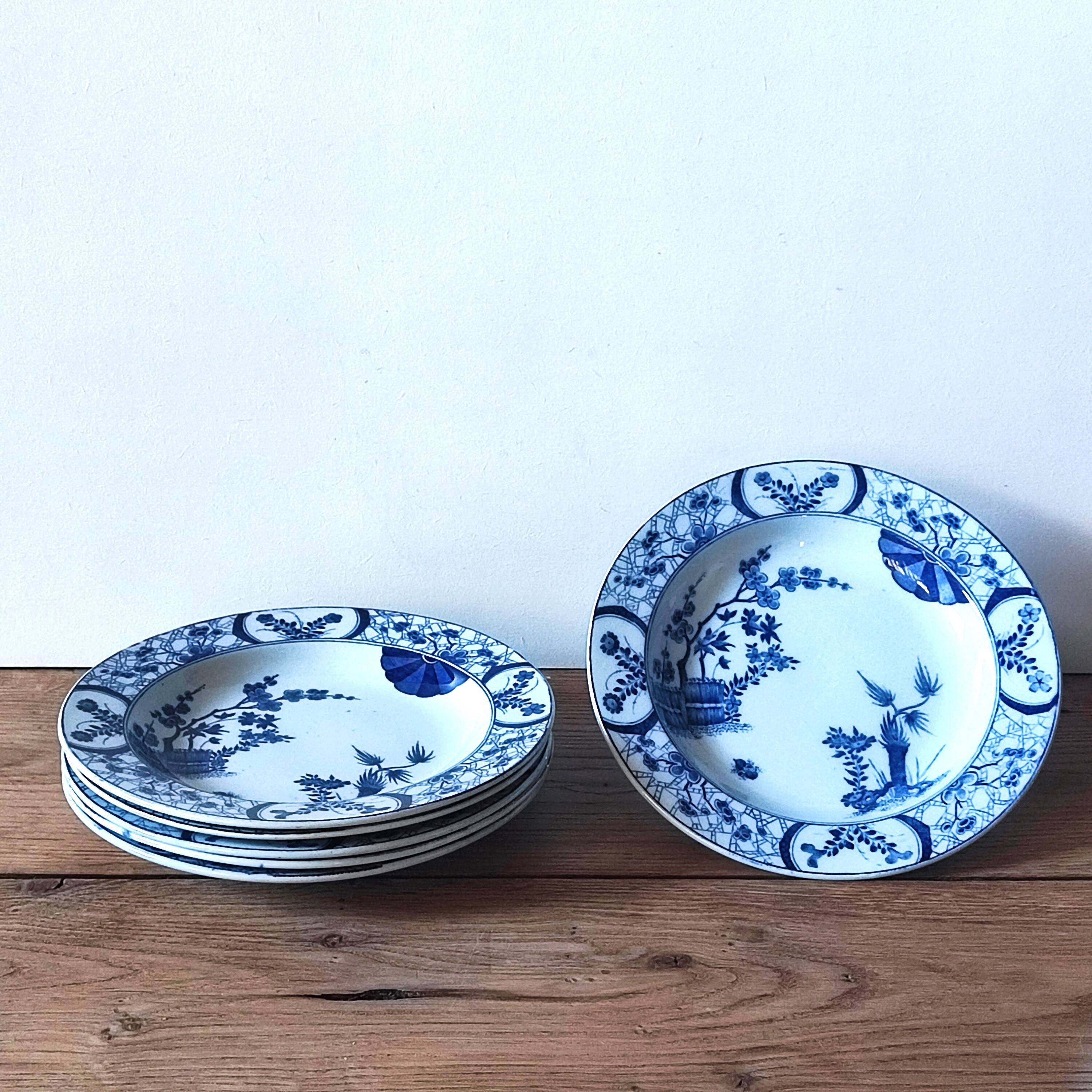 Deep plates Creil and Montereau Japan