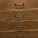 Scandinavian chest of drawers 1960 light oak clean and solid