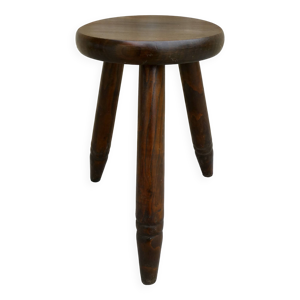 tabouret tripode en bois