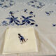 Hand-embroidered tablecloth