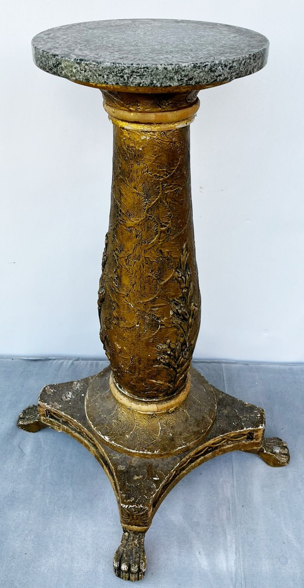 Pedestal empire gilded 1900 - mid 20th century