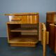 1939s pair of Art Deco bedside tables, Czechoslovakia