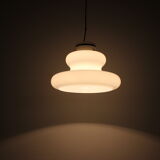 Midcentury Glass Pedant by Napako, 1960s