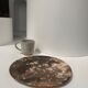 Dish in petrified wood