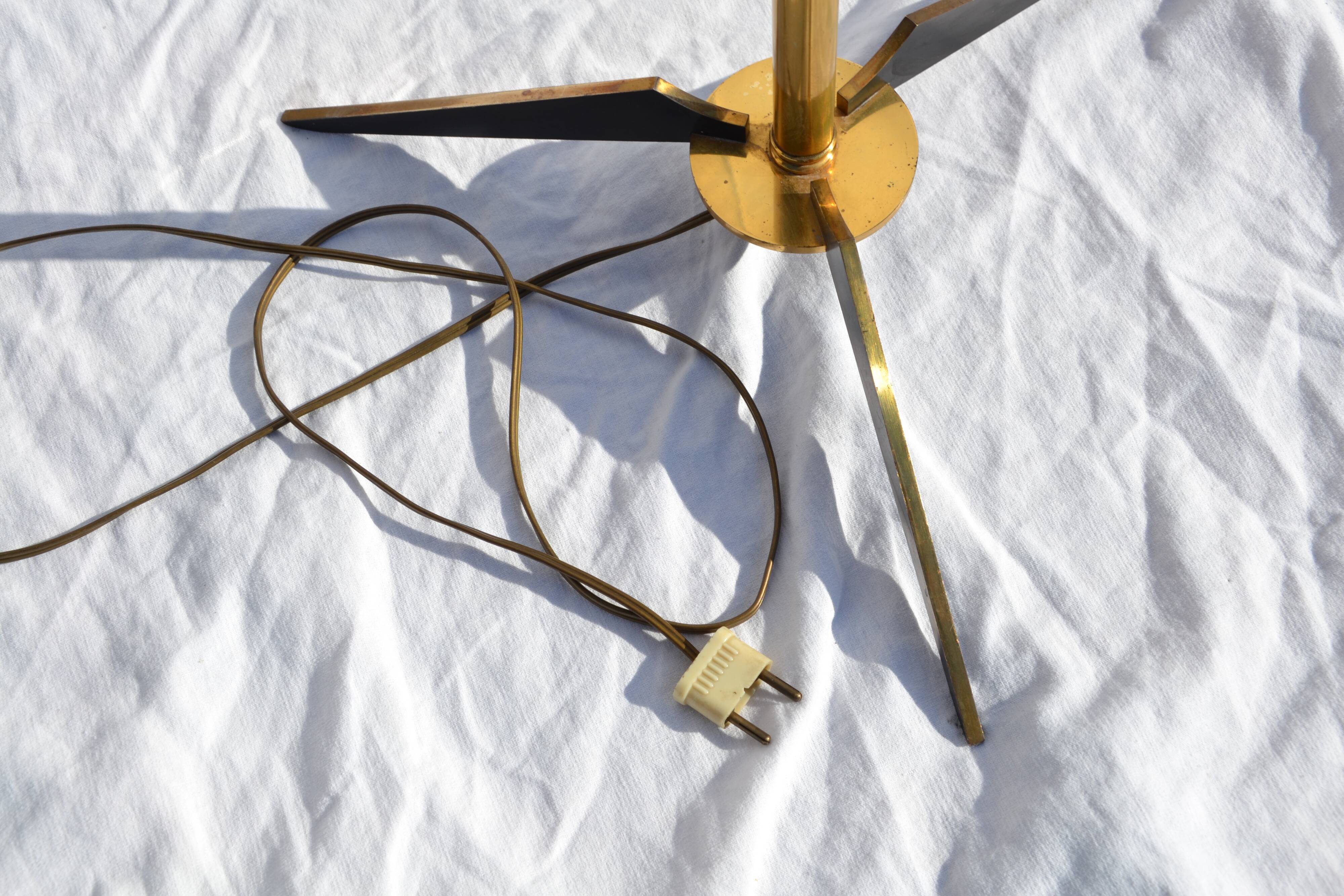 Lampadaire maison Lunel année 50 tripode 3 feux