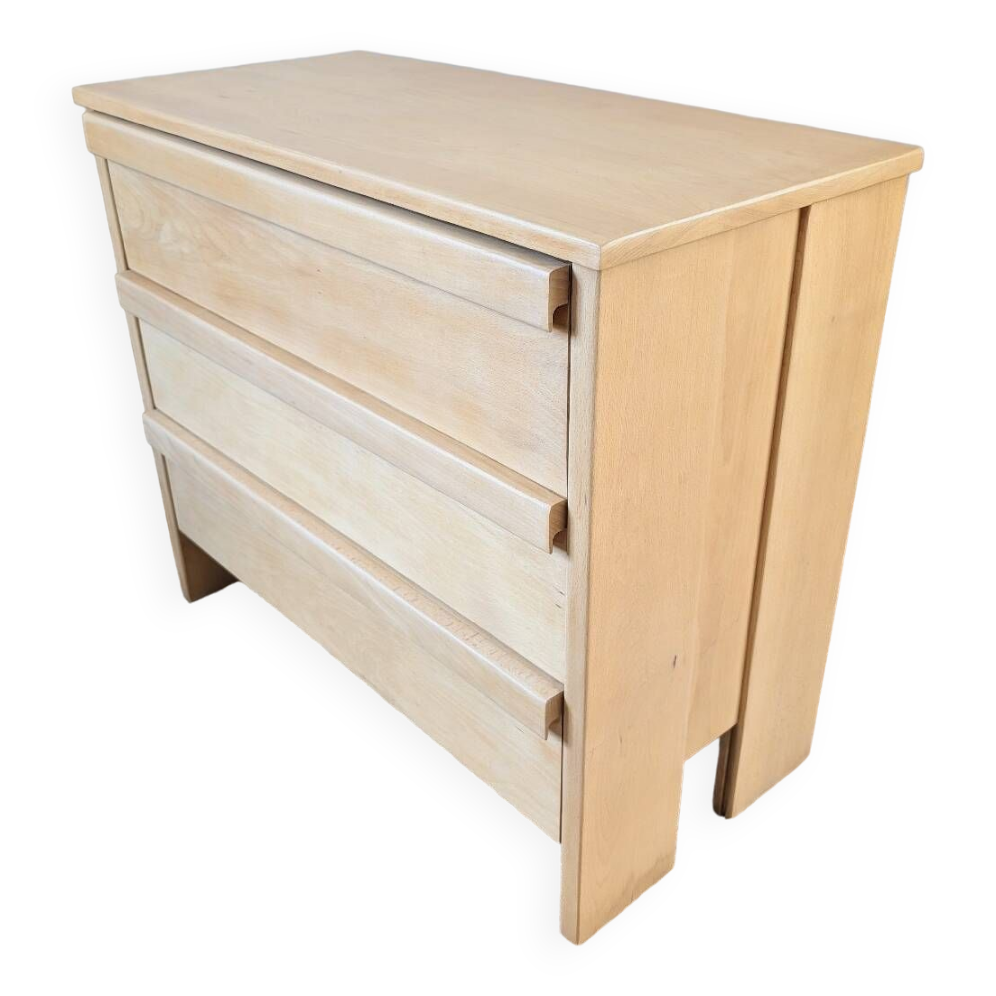 Solid beech chest of drawers