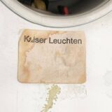 Red German table lamp mid-century 6556 by Christian Dell for Kaiser Idell, 1960s