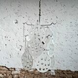 Chandelier glass Vistosi 70s