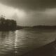 Josef SUDEK, The Lab River at Dusk. Vintage silver print. 1955