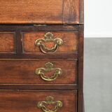 English antique secretary from the 18th century made of oak