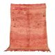 Peach Vintage Moroccan 175 x 246 cm, Berber Wool Rug Handmade, Boho Rug