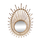 mirror glass sun Mid-Century in Bamboo & Rush, Vintage - No. 2