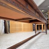 XXL table in solid dark walnut 3m