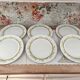 Set of 6 Limoges porcelain plates Haviland Hôtel Métropole Brussels