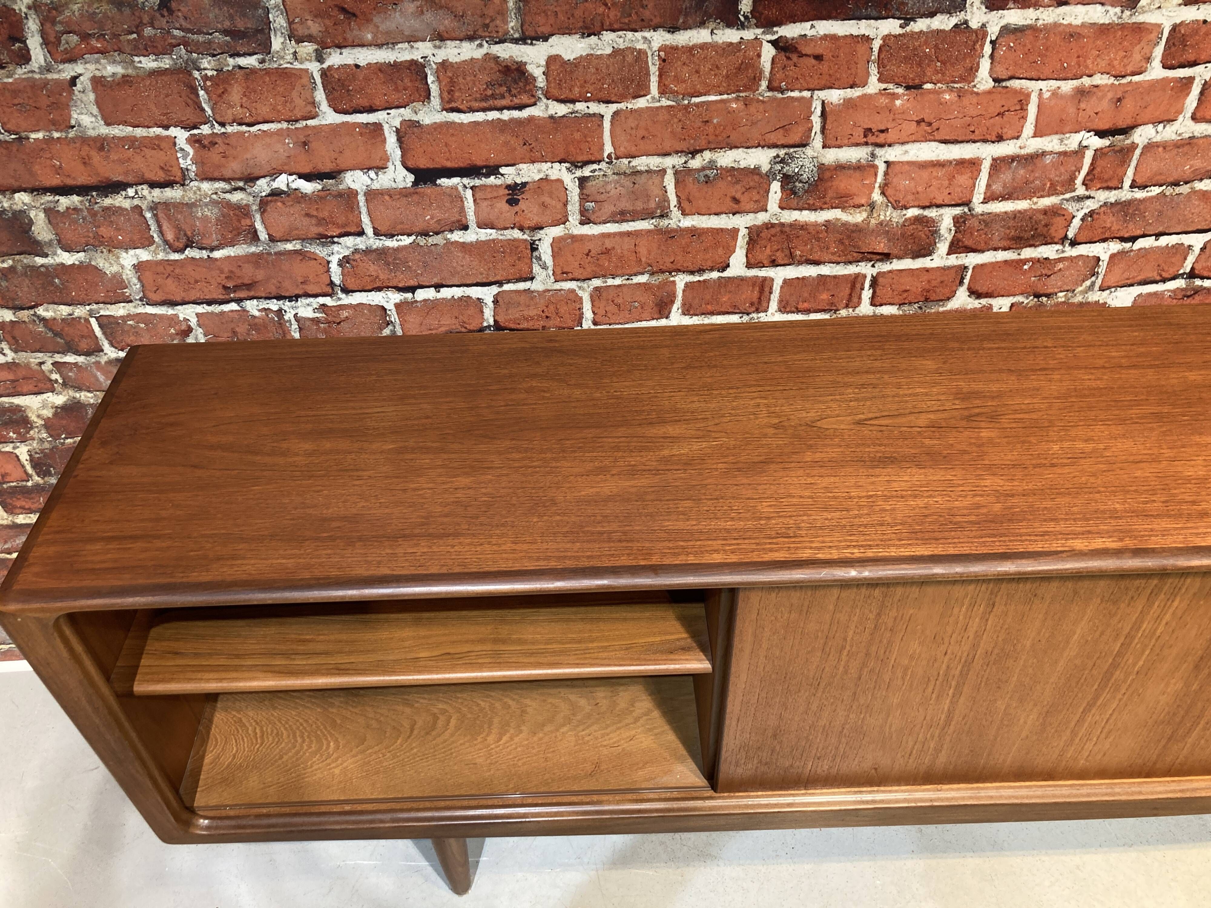 Teak sideboard by Henry Walter Klein for Bramin, Denmark 1960s