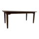 Teak dining table with spindle legs, 50s