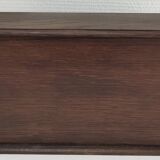 Solid wood writing with vintage curtain