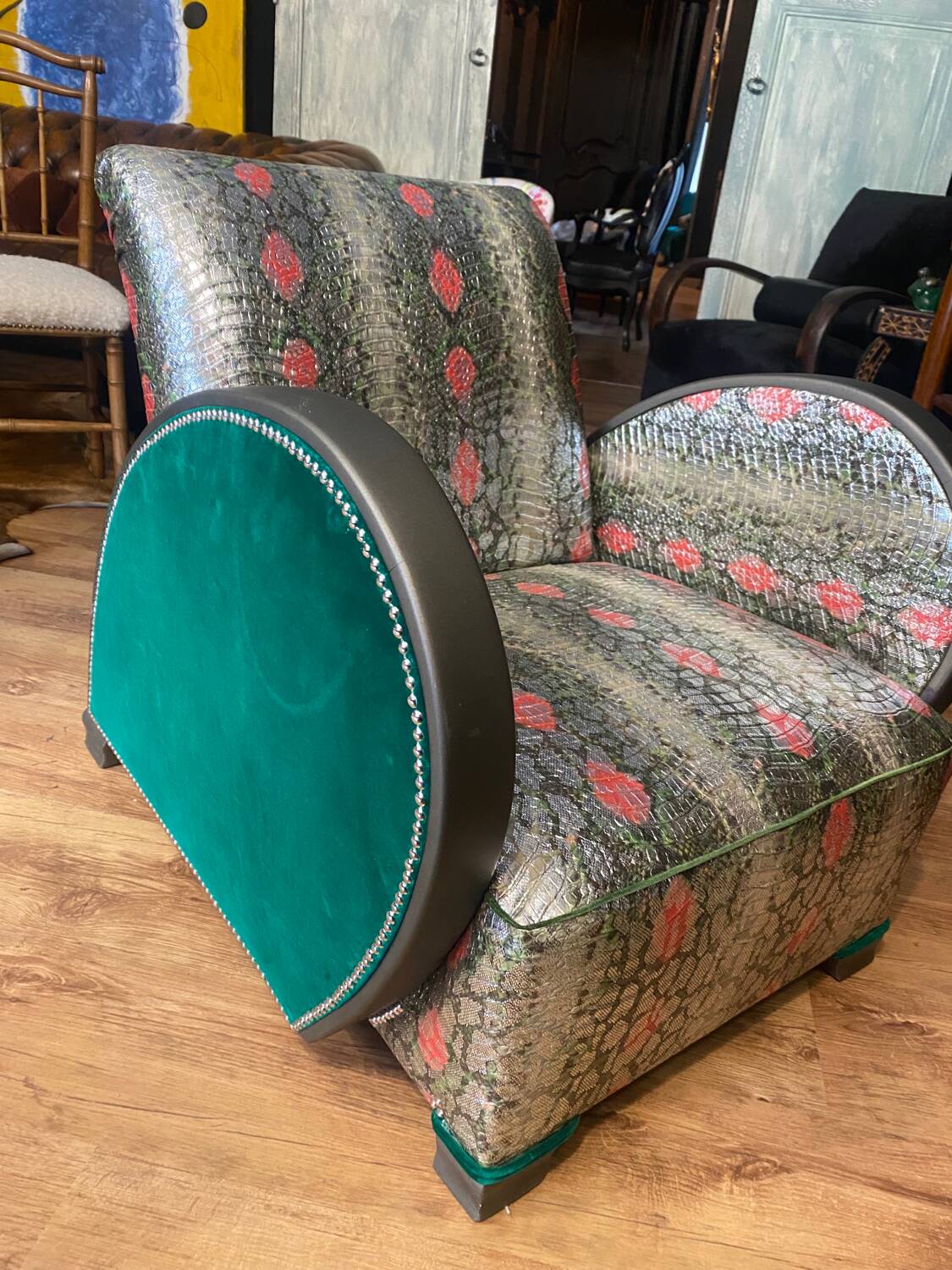 Rare designer armchair