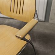 Lot of 6 "Golf" model chairs designed by Francesco Zaccone for the Brunner brand