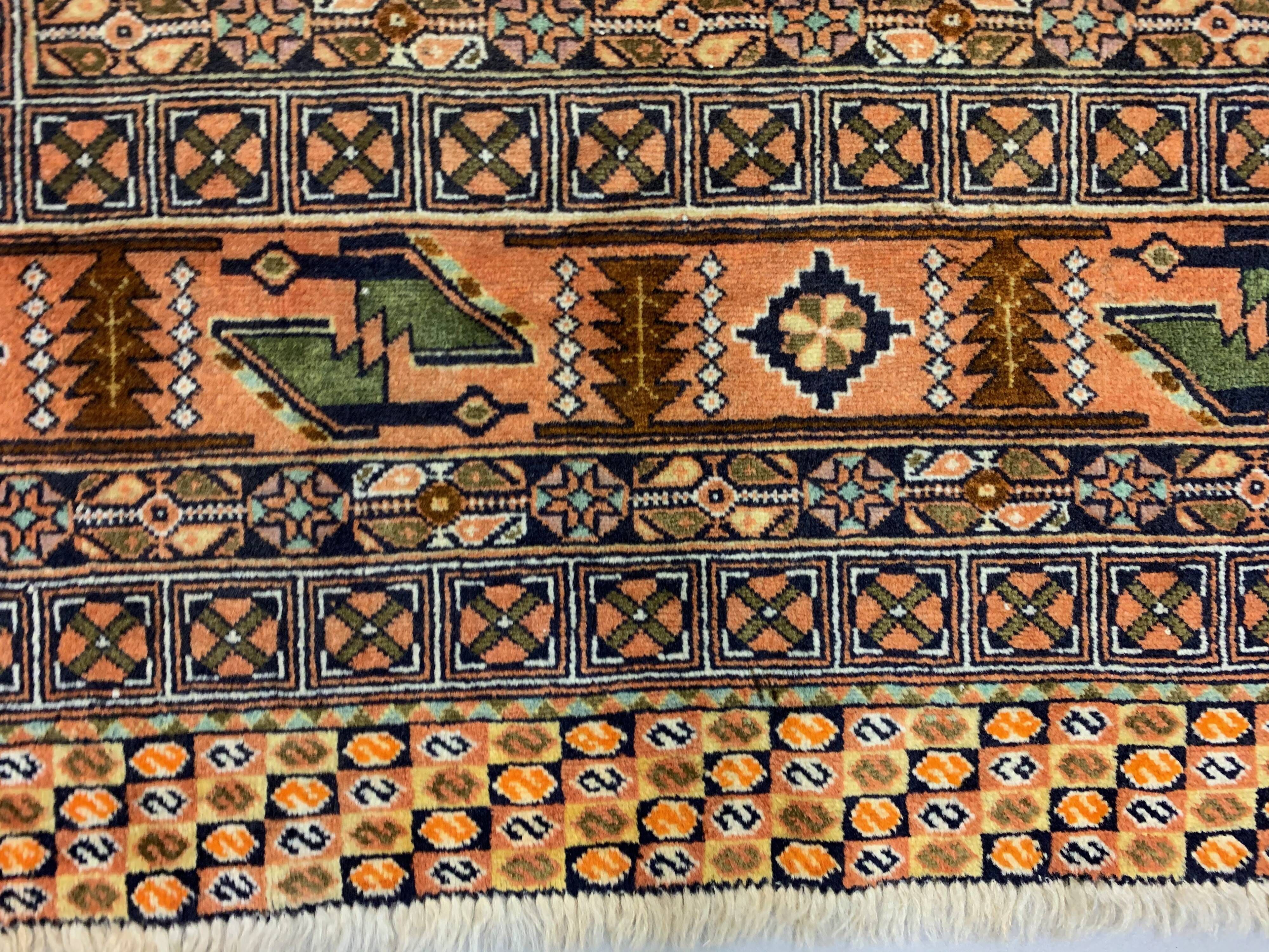 Vintage Afghan Ersari Khal Mohammadi Rug 185x122 cm Afghan Khan Rug