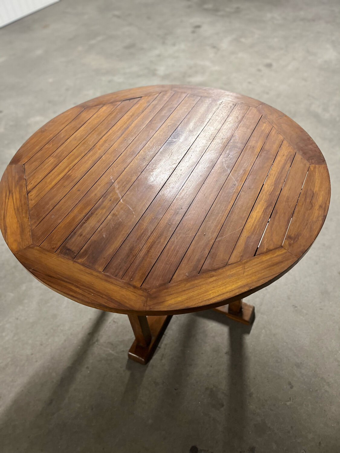 Garden teak table 100cm