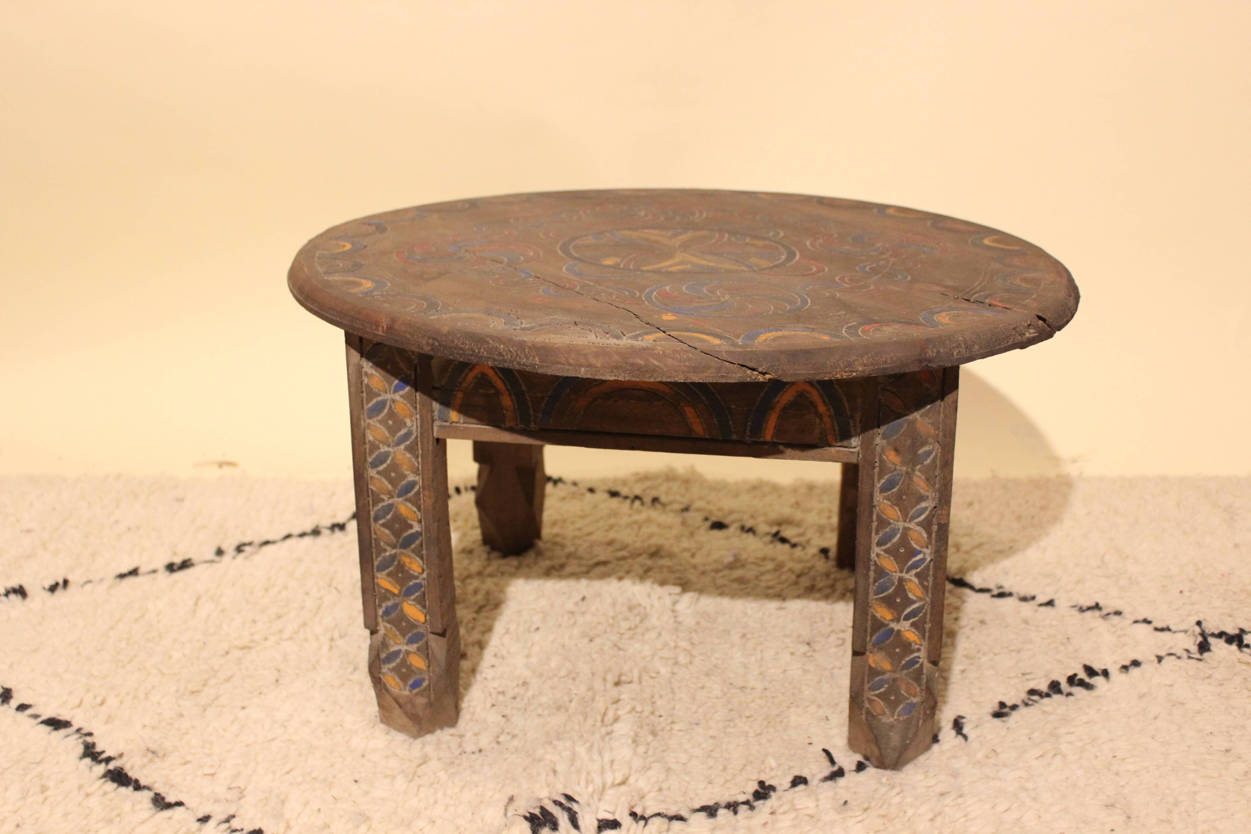 Berber wooden coffee table