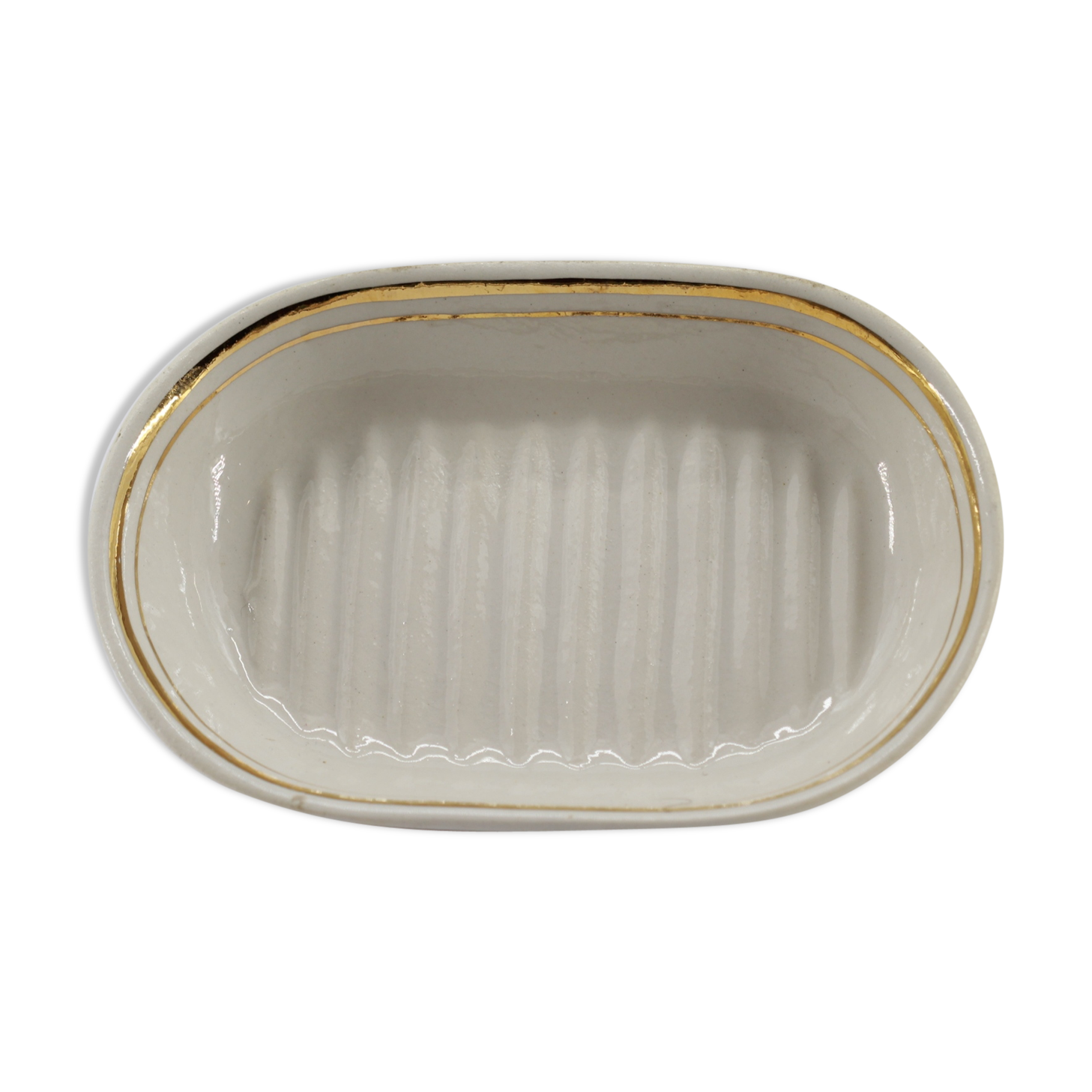 Antique porcelain soap holder