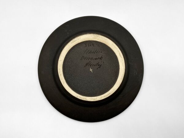 Assiette/plat/vide-poche en grès Søholm 3184-2 • Série bleue EJ64 d'Einar Johansen • Danemark 1960s
